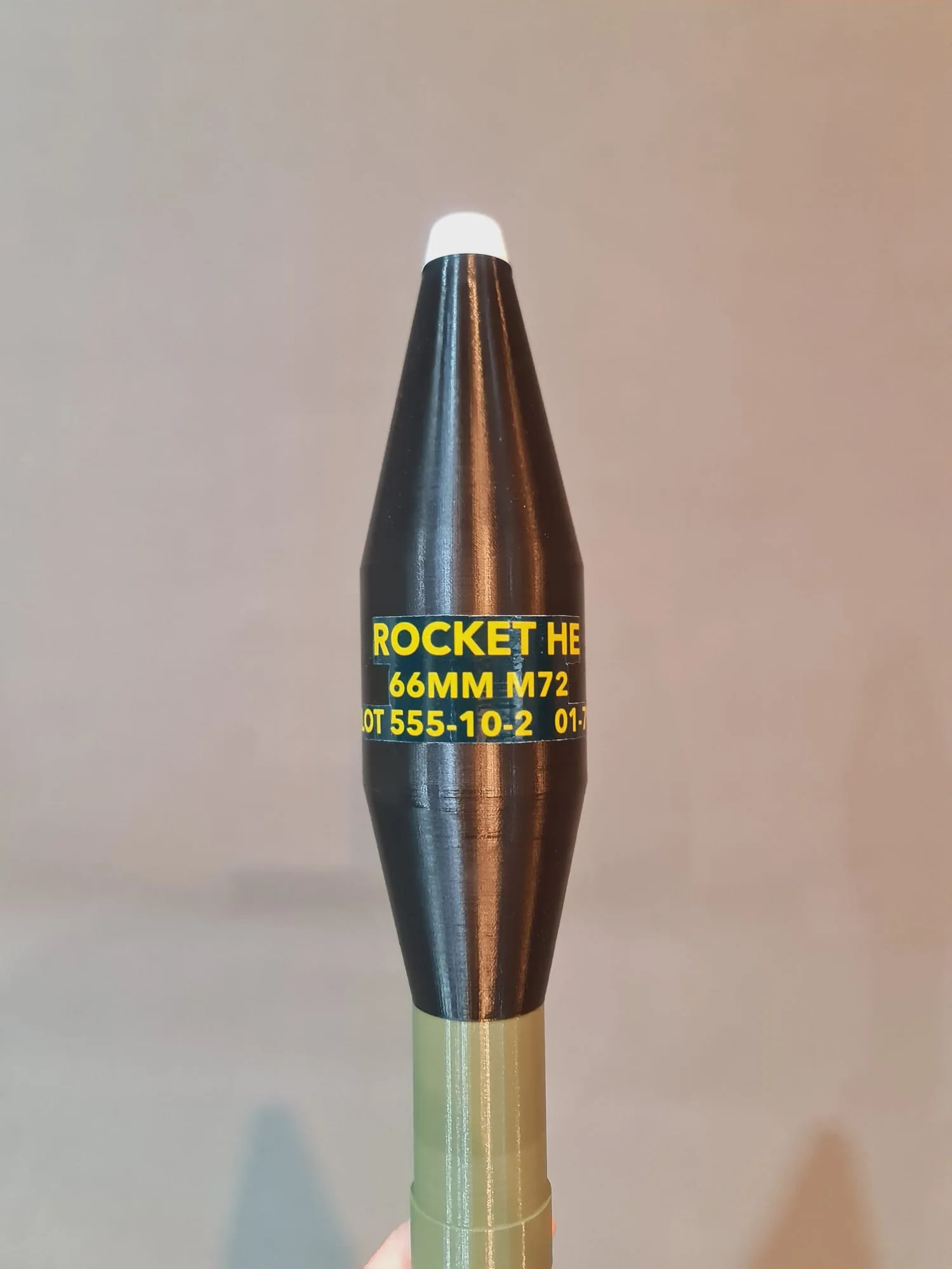 LAW HE ROCKET 66mm - M72 - detailed replica - 1:1 scale - display model - Image 7