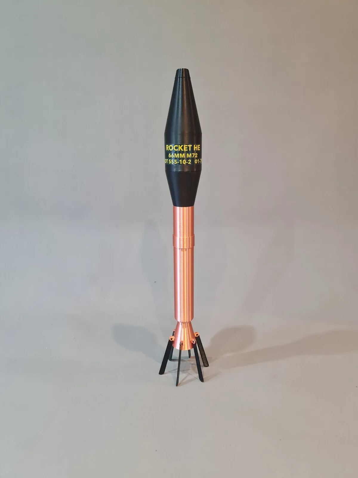 Share M72 LAW ROCKET Impressive Size: 508mm x 66mm Copper & Black Design