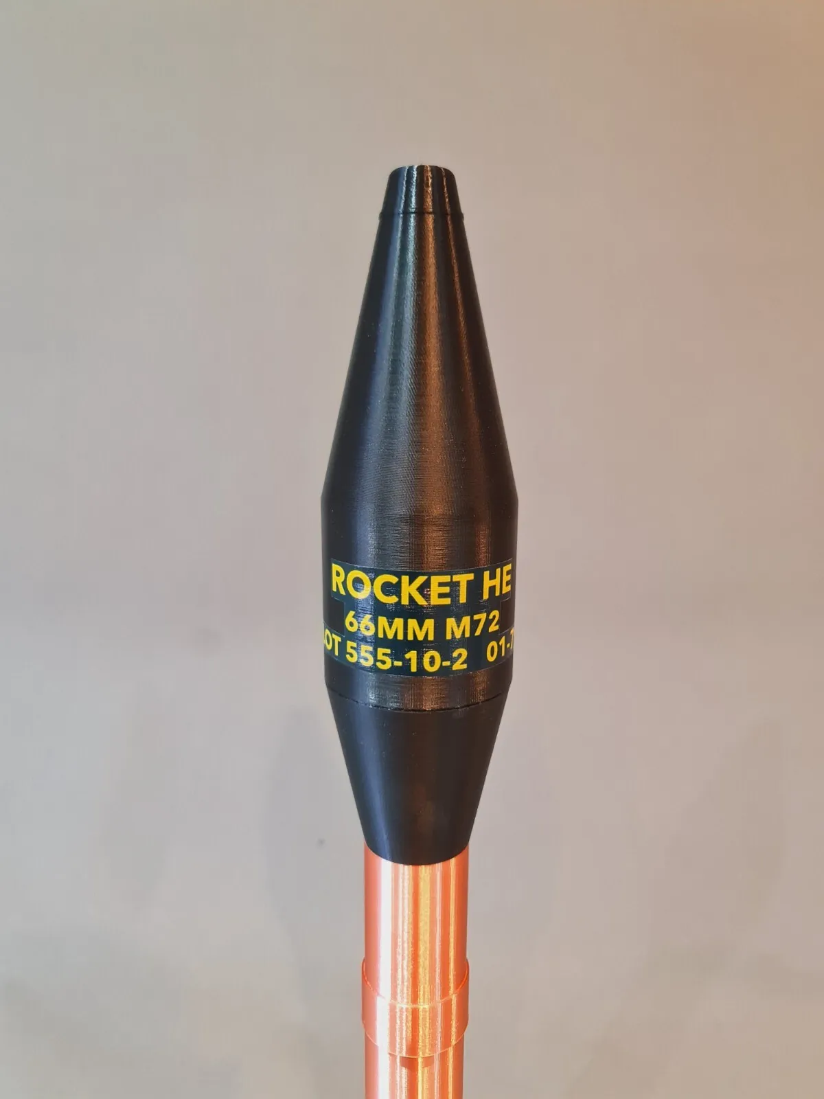 Share M72 LAW ROCKET Impressive Size: 508mm x 66mm Copper & Black Design - Image 4