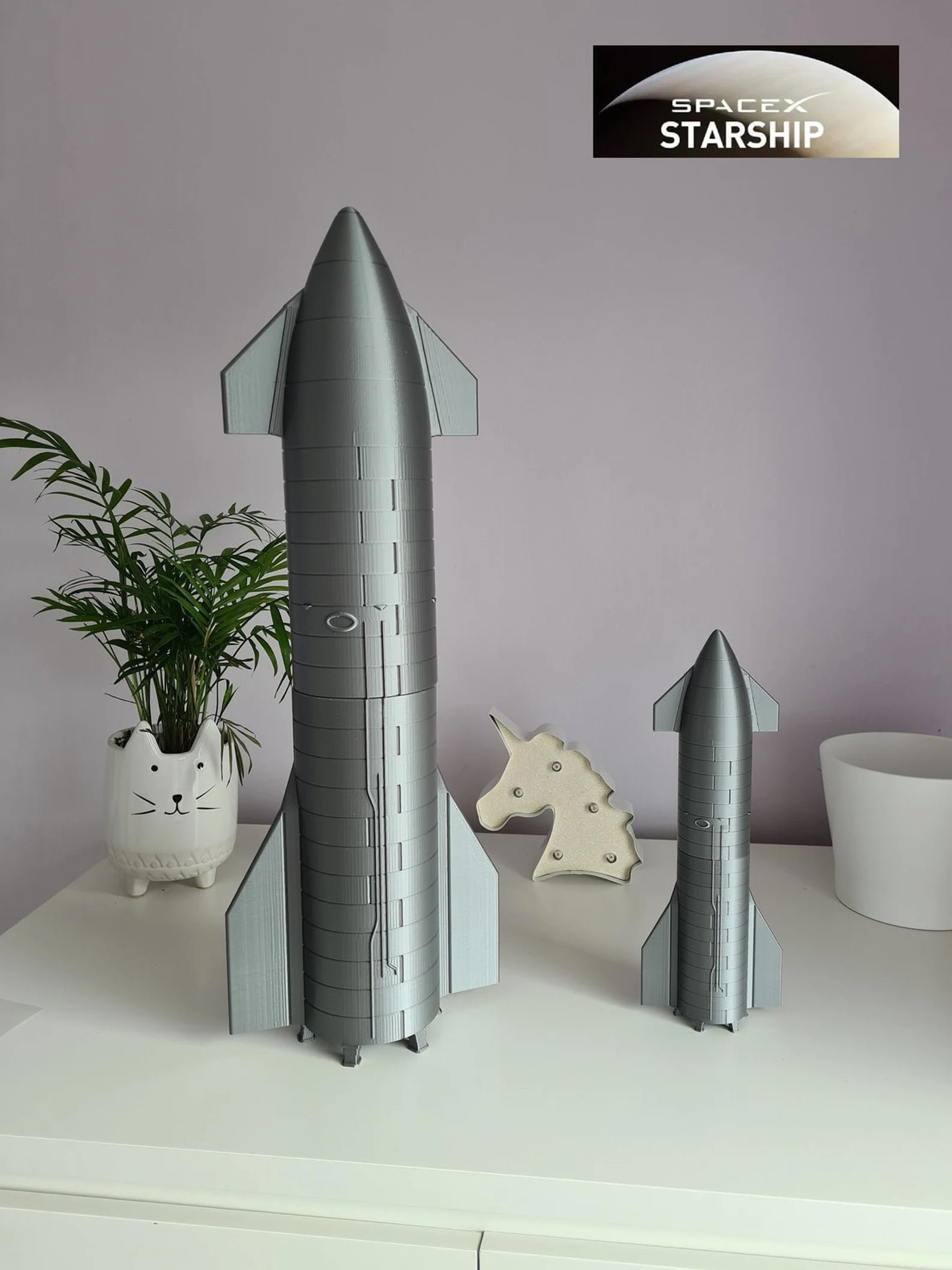 SpaceX Starship SN8 SN9 SN10 SN11 Highly Detailed Model | 3D Printed Model - Image 5