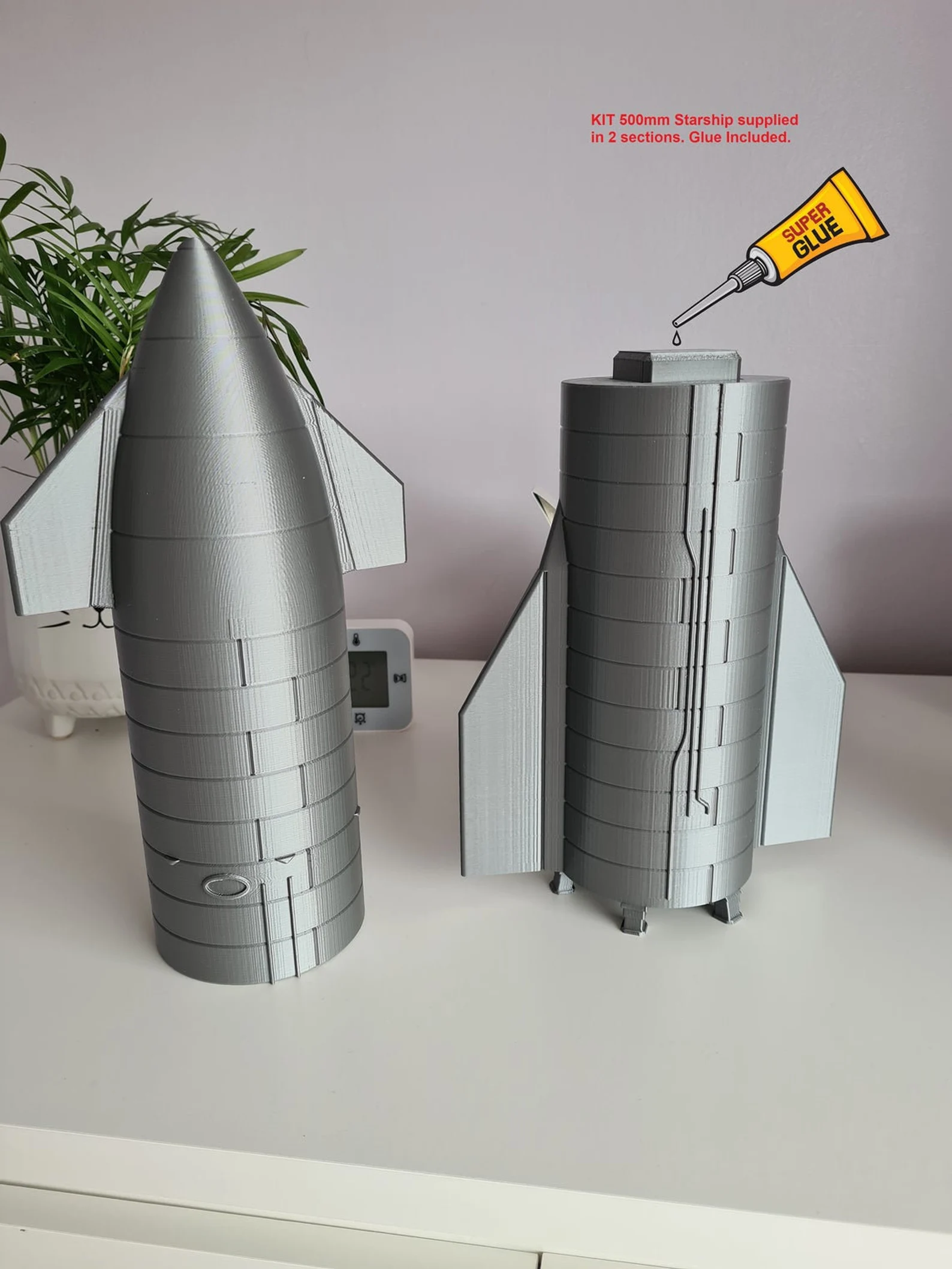 SpaceX Starship SN8 SN9 SN10 SN11 Highly Detailed Model | 3D Printed Model - Image 6